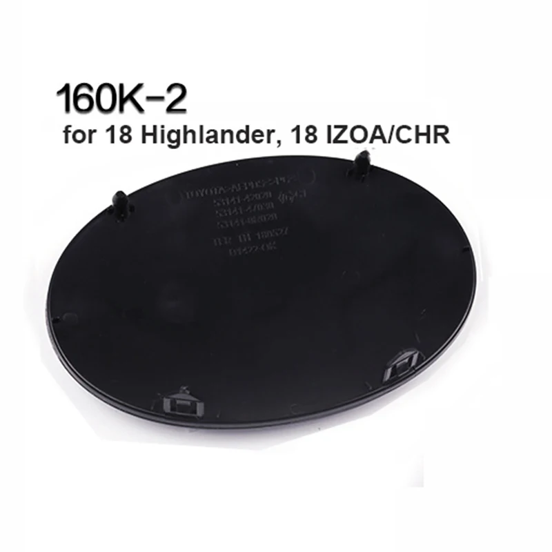 160K-2 18HL IZOA CHR 160 мм, черный, синий, автомобильный стиль, средняя решетка, пряжка, измененная эмблема, обновленный Гибридный логотип для Toyota Camry Highlander IZOA RAV4 CHR - Цвет: 160K-2 18HL IZOA CHR