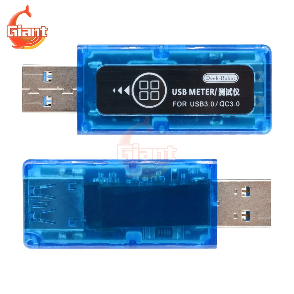 Для USB QC 3,0 QC3.0 Тестер DC 3,7 V-22В 3A 65 Вт OLED цифровой вольтметр Амперметр Мощность Ёмкость тестер