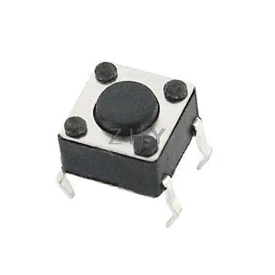 

10 Pcs 6mm x 6mm x 6mm Panel PCB Momentary Tactile Tact Push Button Switch DIP