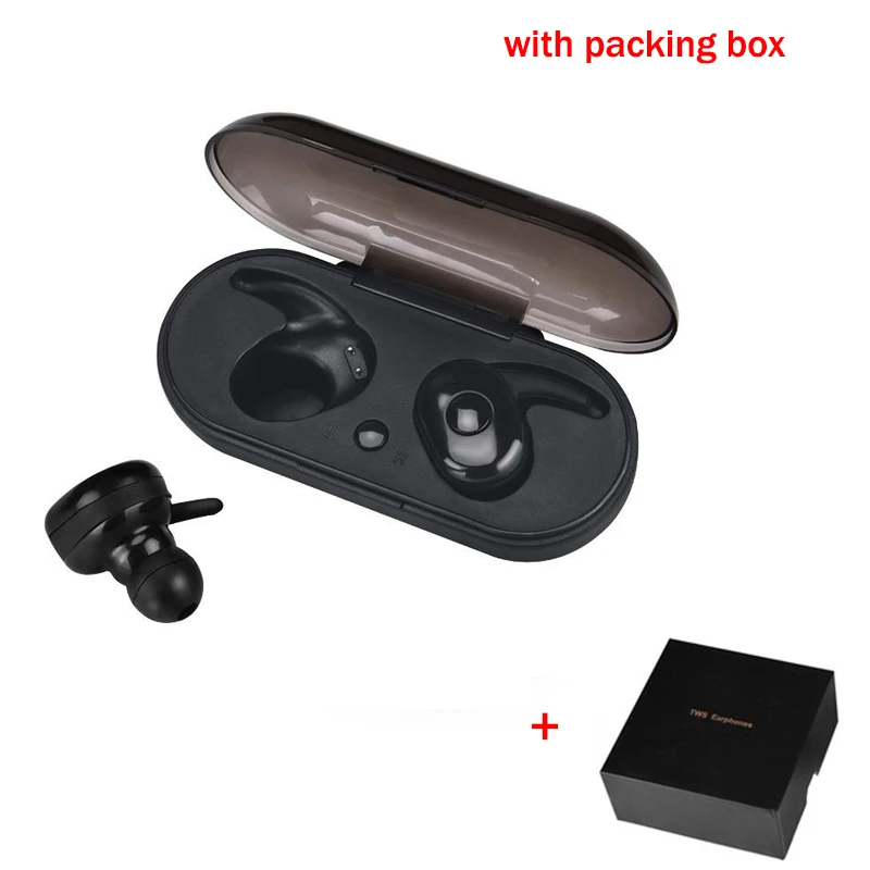 1350 Bluetooth 5,0 наушники спортивные наушники с крючками TWS Super Bass Ture беспроводные наушники для мобильного телефона Быстрая - Цвет: with packing box
