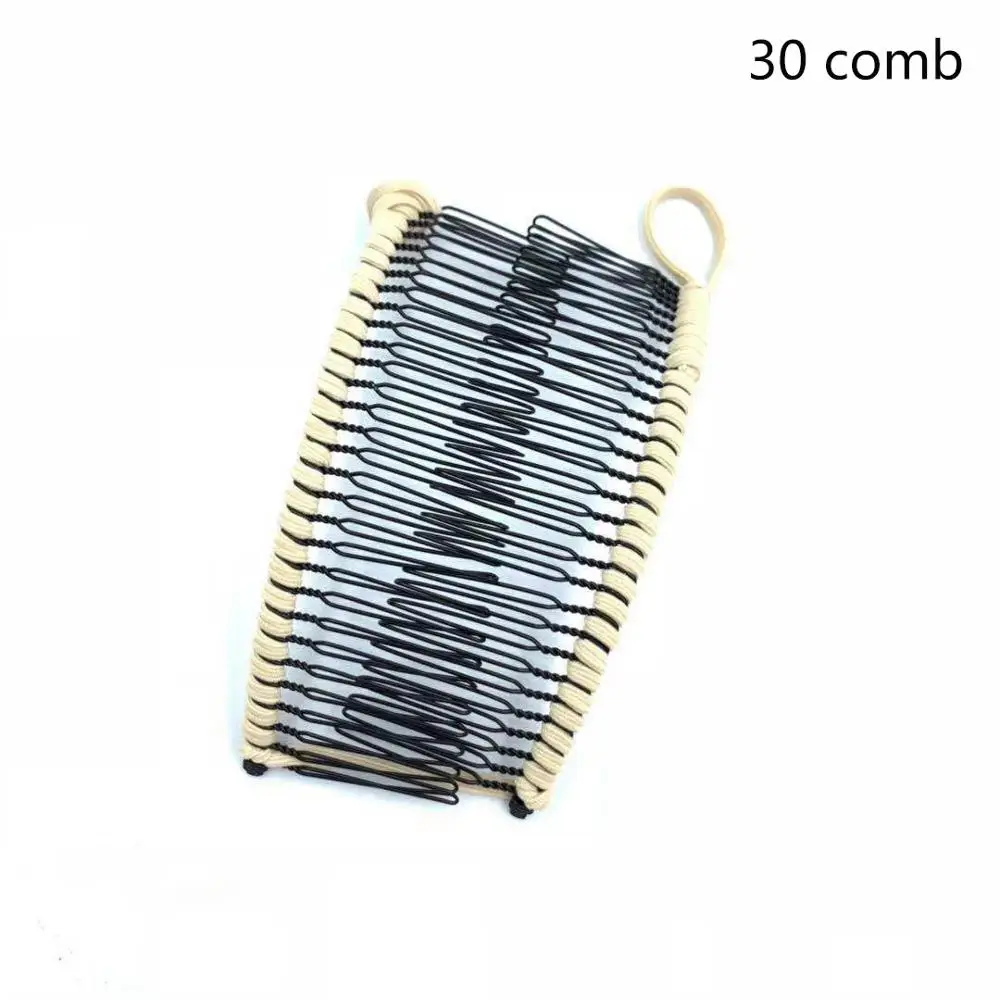 yellow 30comb 1 шт. заколка для волос в форме банана для ленивых волос Машинка для стрижки волос аксессуары для укладки волос гребень для волос Рождественский аксессуар для волос - Цвет: yellow 30comb
