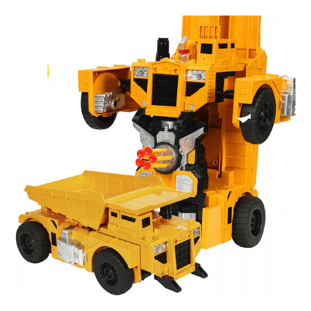 Радиоуправляемый робот MZ Model робот-трансформер Самосвал 1:14 стреляет присосками -