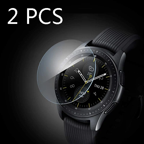 Чехол для samsung gear S3 Frontier защитная пленка Защита для samsung Galaxy Watch 42 мм 46 мм экран из закаленного стекла - Цвет: 2 pcs