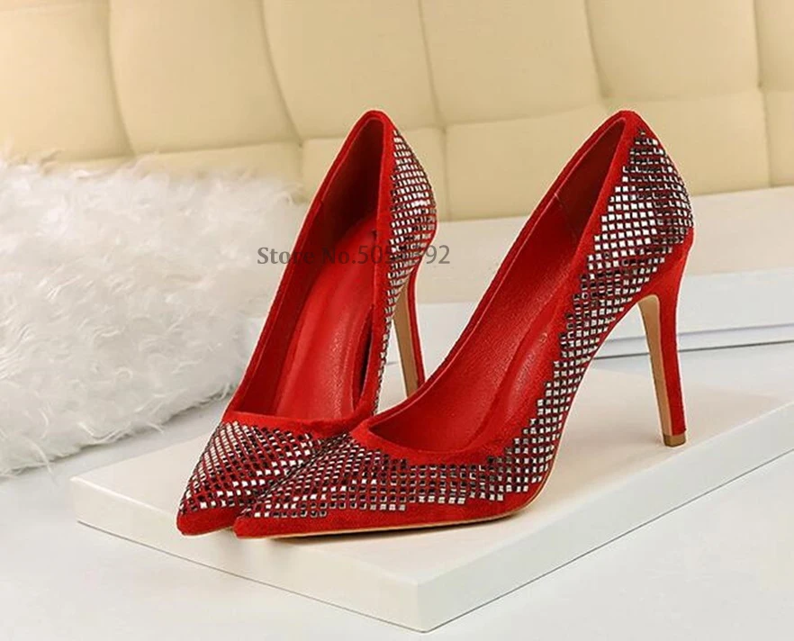 Sequined Bling Woman Pump 12