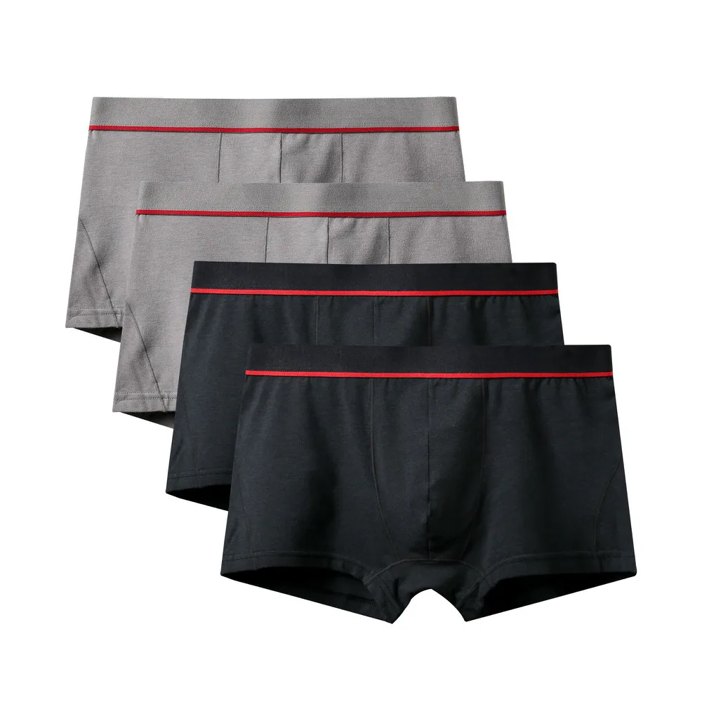 4Pcs A0582 Mix A23 4Pcs \ Лот модные, пикантные классические мужское нижнее белье; трусы-боксеры; шорты Высокое качество Мужские штаны комфортабельные экономически эффективным мужские трусы - Цвет: 4Pcs A0582 Mix A23