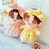 20cm Doll Clothes Suit Suspender Beach Skirt Headband Suit Idol Plush Doll Dress Up Clothes