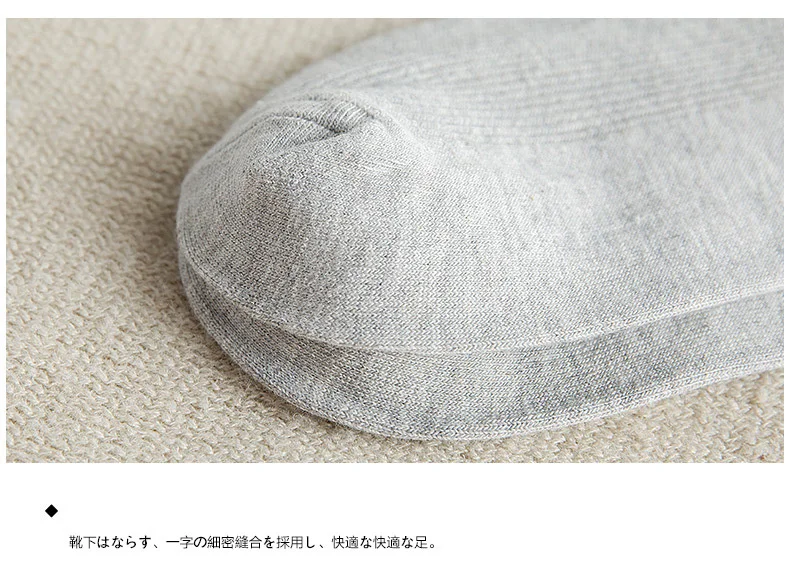 CHAOZHU  Japanese Korea High School Girls High Socks Loose Solid Colors Double Needles Knitting Cotton Long Socks Women