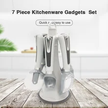 Набор кухонных принадлежностей из 7 предметов, домашний набор кухонных принадлежностей, набор кухонных принадлежностей из нержавеющей стали