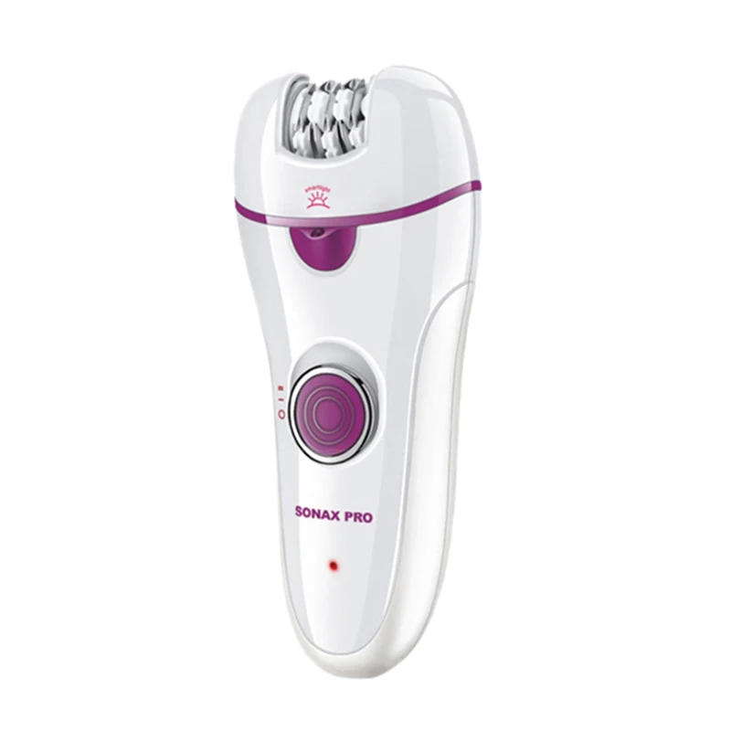 

ABRA-Sonax Pro 3 In 1 Rechargeable Lady Epilator Electric Hair Removal Callus Dead Skin Remover Hair Shaver Razor Foot Care Tool