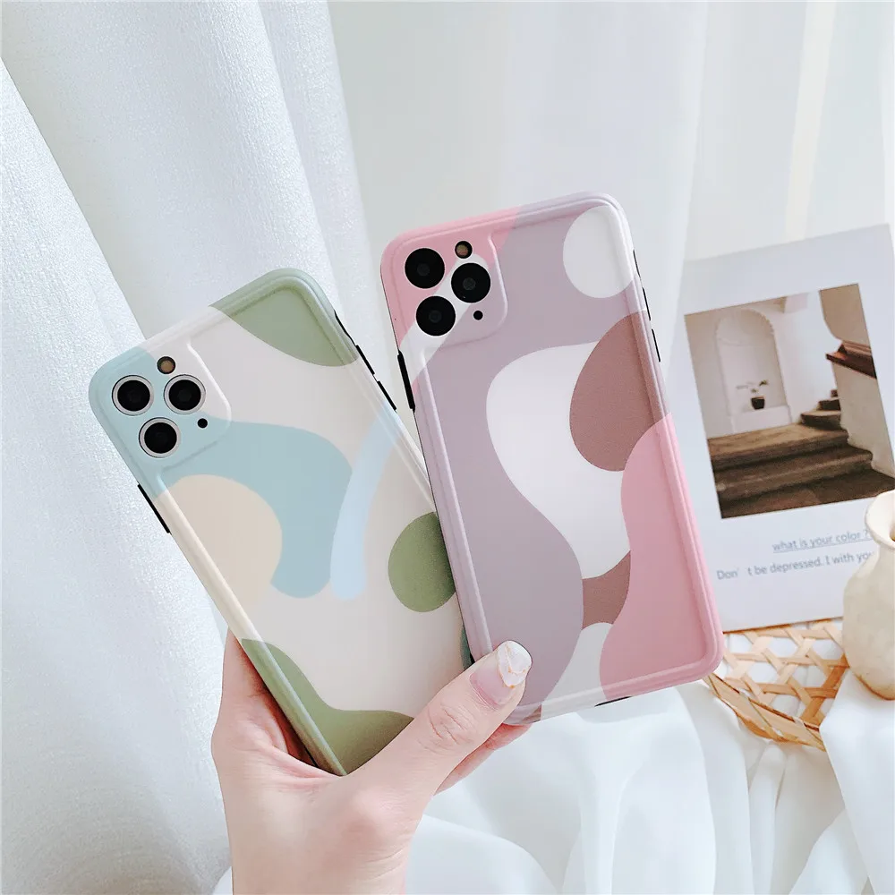 Комбинированный цветной тренд для Iphone 11 чехол X XS Max XR 6S 8 7 Plus телефона гибкая