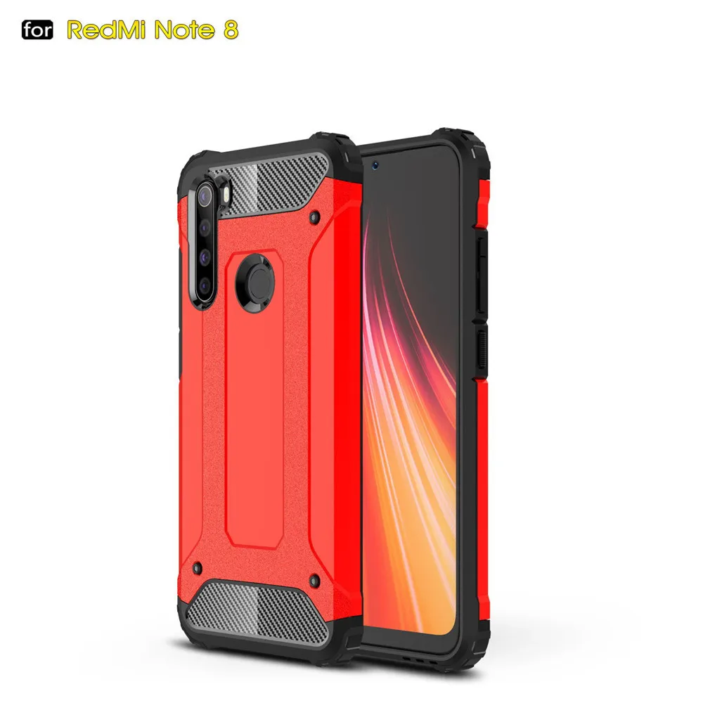 1 шт. Модный чехол для телефона Xiaomi note8 diamond iron A pc TPU два в одном Чехол для мобильного телефона