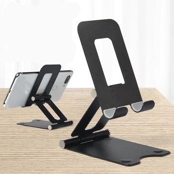 

Aluminum Alloy Desktop Tablet Holder Table Foldable Extend Support Desk Mobile Phone Holder Stand For iPhone 11 iPad Adjustable