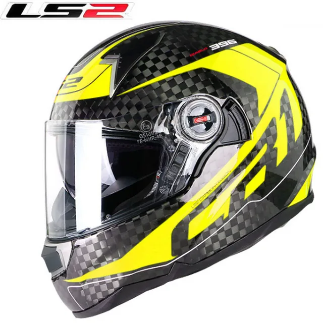 LS2 FF396 Motorhelm Real Carbon Fiber Volledige Gezicht Motorhelm met  Dubbele Lens LS2 racing Helm Anti fog lens ECE|motorcycle helmet|moto  helmetfactory helmet - AliExpress