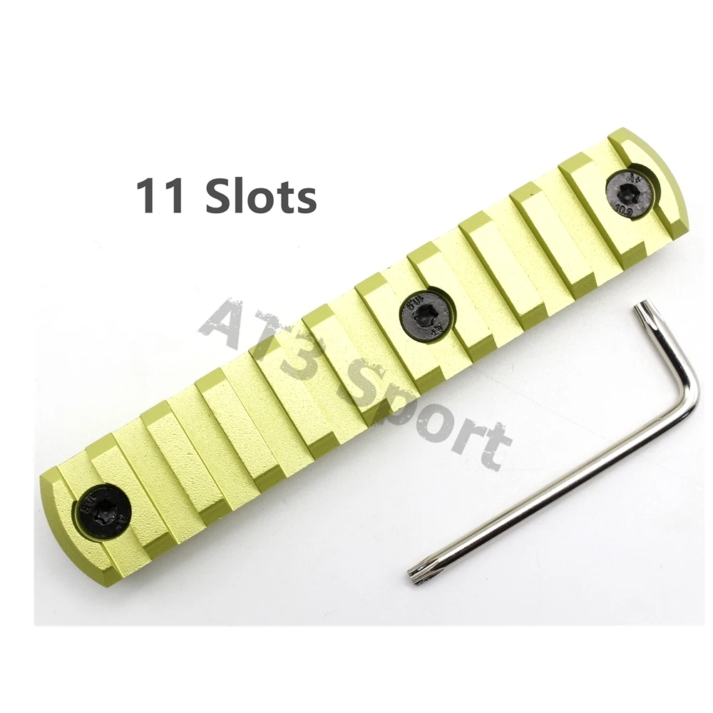 5,7, 9,11, 13 слотов Keymod Handguard Низкопрофильная 20 мм 1913 Пикатинни Вивер рельсовая секция Сверхлегкая система крепления