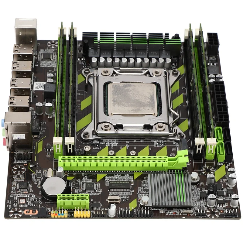 AAAJ-X79G LGA2011 практичная материнская плата для настольного компьютера с процессором E5 2689 4x8G ECC ram