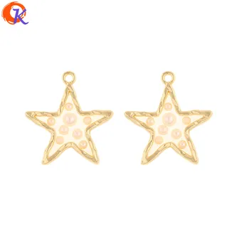 

Cordial Design 50Pcs 25*27MM Jewelry Accessories/Charms/Star Shape/Imitation Pearl/DIY Making/Hand Made/Earring Findings/Pendant
