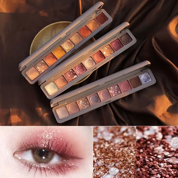

Eyeshadow Palette 9 Colors Matte EyeShadow Palette Glitter Eye Shadow MakeUp Nude MakeUp Cosmetics