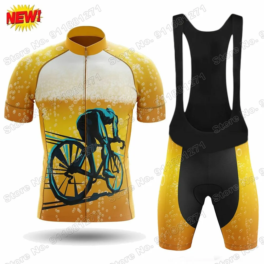Cycling Jersey Set Road Bike tops Bib Shorts suit Clothing Bicycle MTB Clothes 