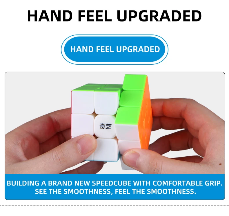 QiYi воин S 3x3x3 Скорость Magic Cube Stickerless Куб Головоломка Развивающие Cubo Magico, обучающие игрушки