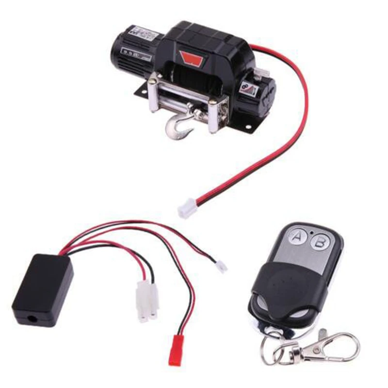 

Hot 3C-RC Crawler Car Winch Wireless Remote Control Receiver for 1/10 Traxxas Hsp SCX10