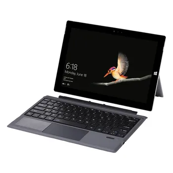 

Lithium Alloy Panel Tablet PC Keyboard with Touch Bluetooth Keyboard for Microsoft 12.2 Inch Surface Pro 3/4/5/6/7 Black Gray