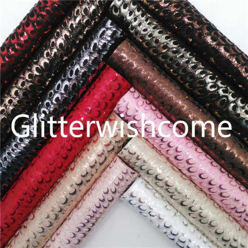 Винил Glitterwishcome размера A4 21 х29 см для бантов с принтом павлиньи хвосты на