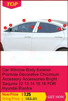 Система управления чашками передач для интерьера Excent Automovil автомобильные молдинги яркие блестки крышки 17 18 19 для hyundai Elantra