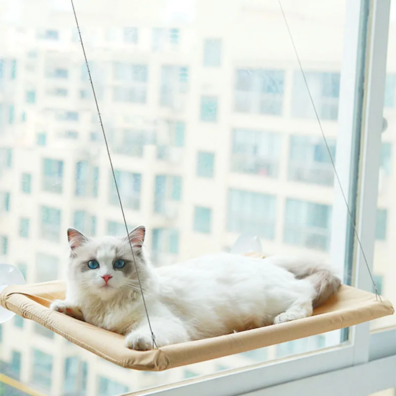 

Гамак для кошачьего балкона, подшипник 20 кг, солнечное сиденье, кровать из ткани для домашних животных, скалолазание, спальный матрас, однослойный, принадлежности