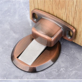 

10pcs Upgrade Magnet Door Stops Stainless Steel Door Stopper Magnetic Door Holder Toilet Door Hidden DoorStop Furniture Hardwar