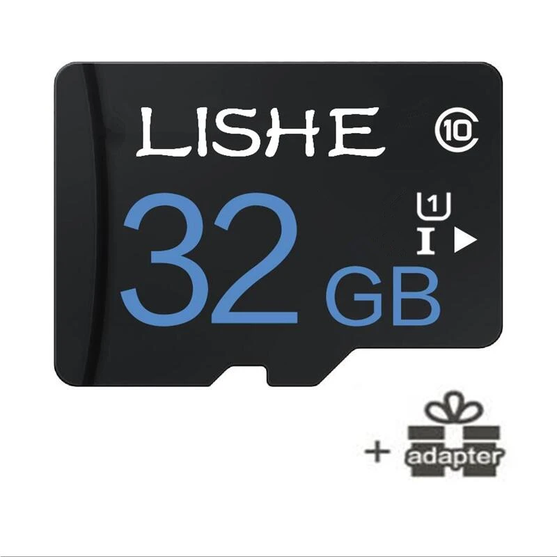 32GB And gift LISHE Новое поступление карт sd 16 ГБ 32 ГБ micro sd карта 64 Гб 128 ГБ полная емкость 8 Гб класс 10 TF карта SDHC SDXC U1 U3 micro sd карта - Емкость: 32GB And gift