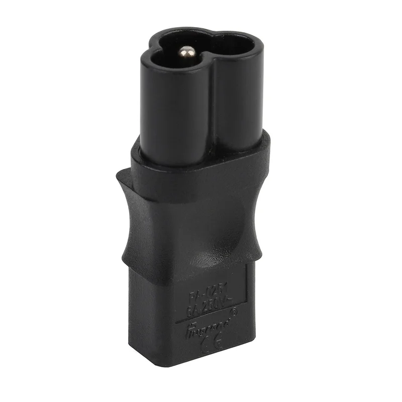 C6-C9 IEC 320 C6 до C9 прямой 2Pin AC адаптер питания конвертер розетка Путешествия Разъем для PDU/UPS 6A 250 В