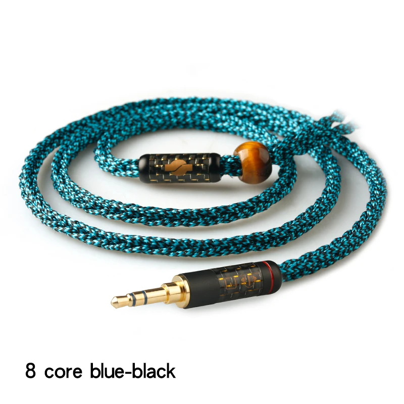 3.5mm Plug Xiaofan ST4 4 ядра посеребренные медные обновления кабель 2,5/3,5/4,4 мм балансный кабель с MMCX/2pin для sony ex1000 ie80s - Цвет: 3.5mm Plug