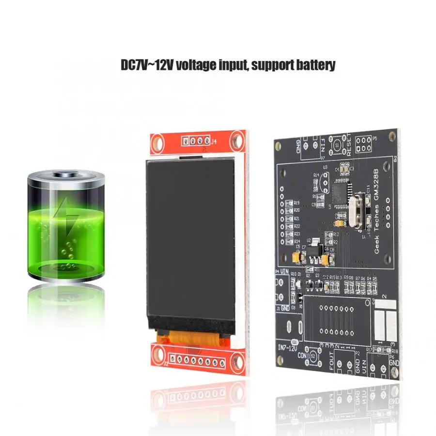 GM328B тест er DIY комплект транзистор с ЖК экраном тест er диод для тестирования ESR метр ШИМ квадратный комплект генератора diy части