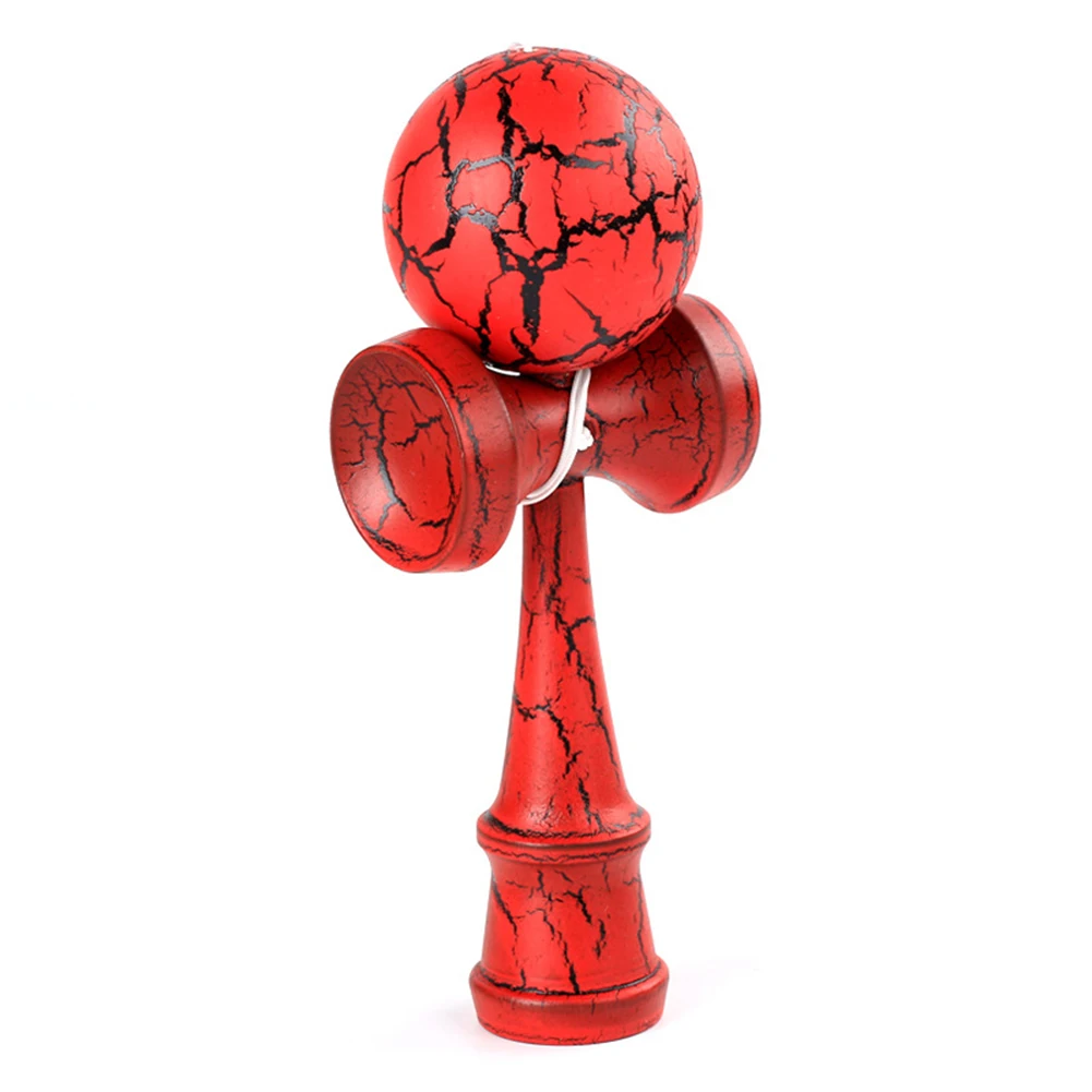 Деревянные трещины краски Kendama жонглирование мяч японский традиционный Непоседа спортивная игрушка