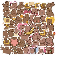 

10/30/50PCS Cartoon Cute Girl Heart Bear Sticker Decoration Suitcase Bicycle Skateboard Laptop Graffiti Sticker Wholesale