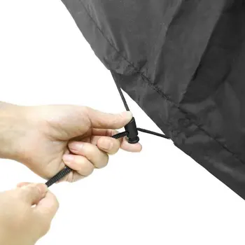 

1PC Chair Dustproof Cover Table Rain Cover Garden Furniture Cover (Black)