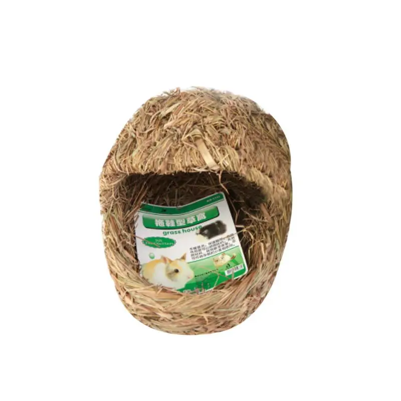 Small Pet Slippers Grass Nest Hand-woven Rabbit Chinchilla Guinea Pig Weed House
