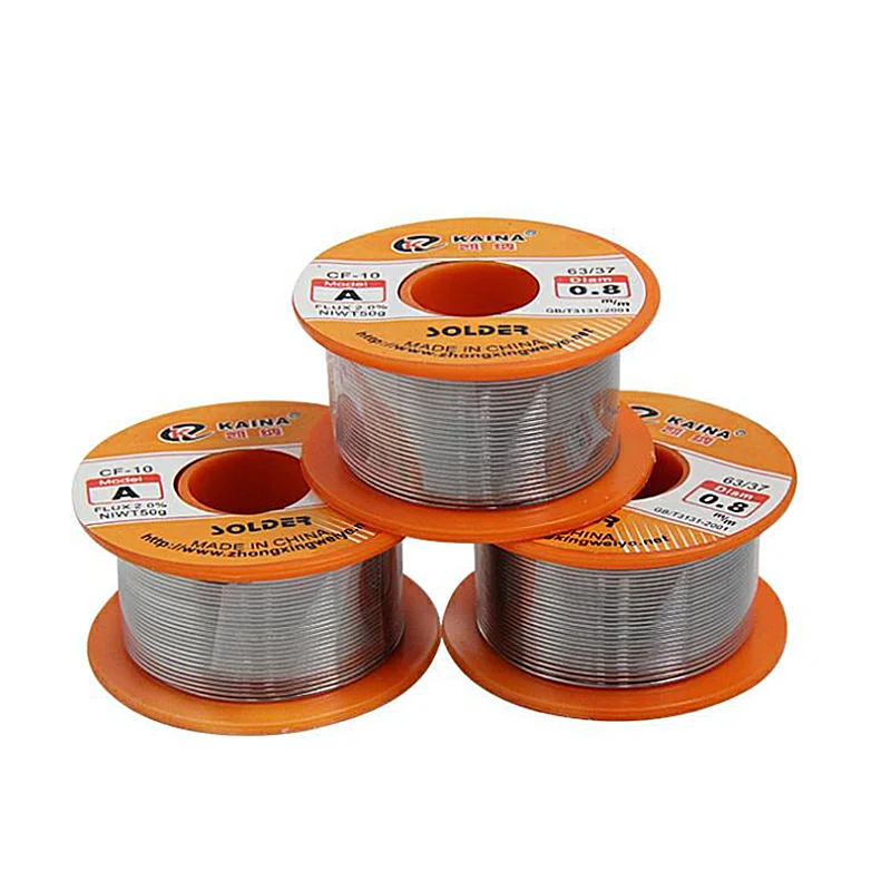 

0.5/0.6/0.8/1/1.2/1.5/2mm 50g/100g/roll High-purity tin line Solder ingest Flux Reel Welding Line Solder