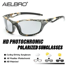 Фотохромные солнцезащитные очки-хамелеоны, мужские Поляризованные солнечные очки-хамелеоны, камуфляжные мужские спортивные модные солнцезащитные очки