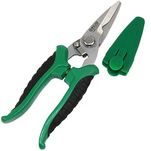 " /8" многофункциональные ножницы из нержавеющей стали с крышкой острые и прочные бытовые кухонные ножницы, резак для кабеля, садовые ножницы