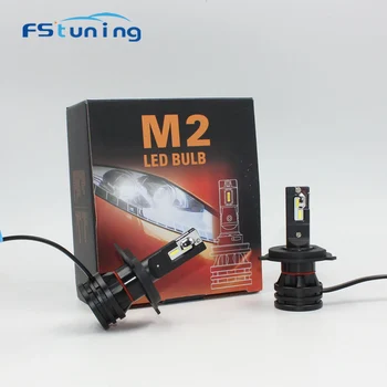 

2x h4 LED light bulb H7 H8 H9 9005 9006 H11 Car Headlight Bulbs 6500k 6000Lm 12V Auto mini led bright styling lamps