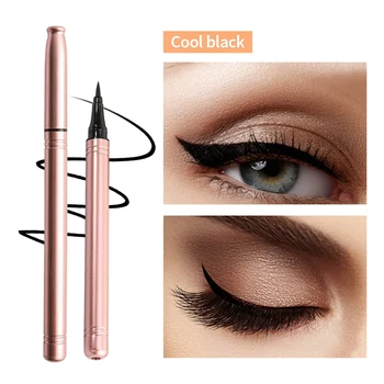 

Pretty Comy Pure Black Eyeliner Waterproof Smudge-proof Long-lasting Coloring Liquid Eyeliner Cosmetic