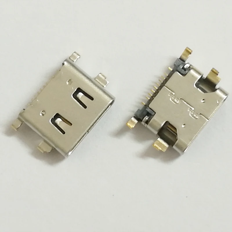 50 шт./лот Micro Usb разъем для зарядки для Motorola для Moto M XT1662 зарядный порт разъем док-станция Замена Ремонт Запчасти