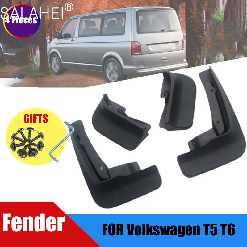 

Auto Modified For Volkswagen VW Transporter T5 T6 Caravelle Multivan 2008~2018 Car Fender Mud Guard Splash Flaps Mudguards