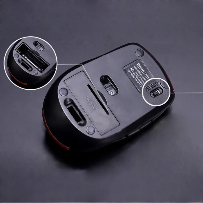 Эргономичная Нескользящая Беспроводная оптическая Bluetooth мышь 1600 dpi игровая Bluetooth 3,0 Мыши для ноутбука ПК компьютера OUJ99