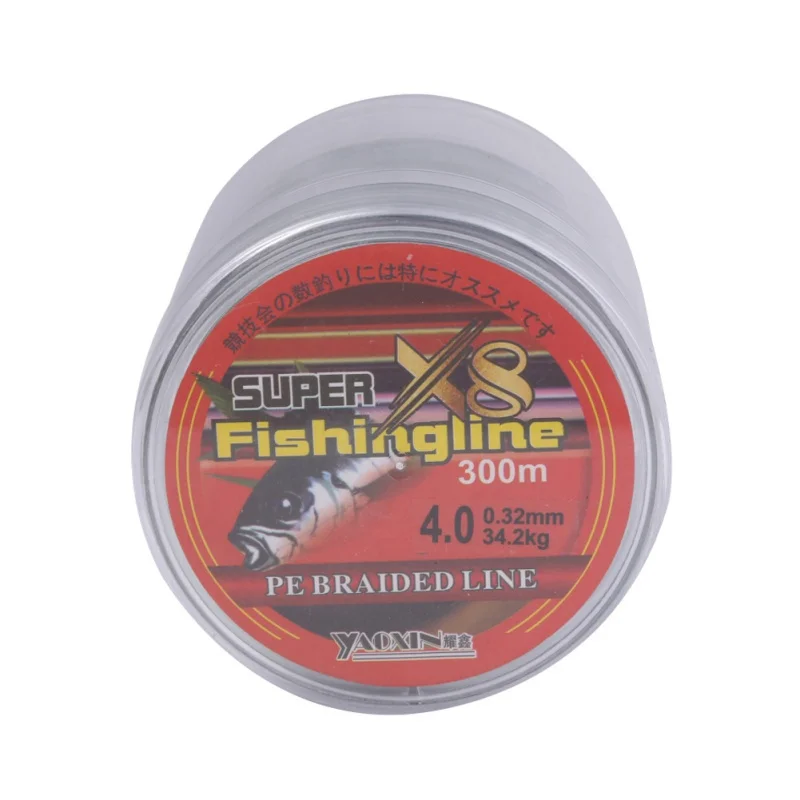 300M Super Strong Multifilament PE Braided Fishing Line Abrasion Resistant Super Strong 8 Strands Braided Lines3