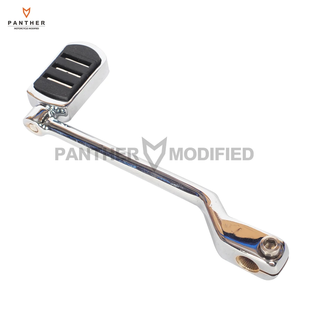 

Chrome Motorcycle Left Rear Heel Shift Lever with Shifter Peg Case for Harley Softail FLST FLHT Trike