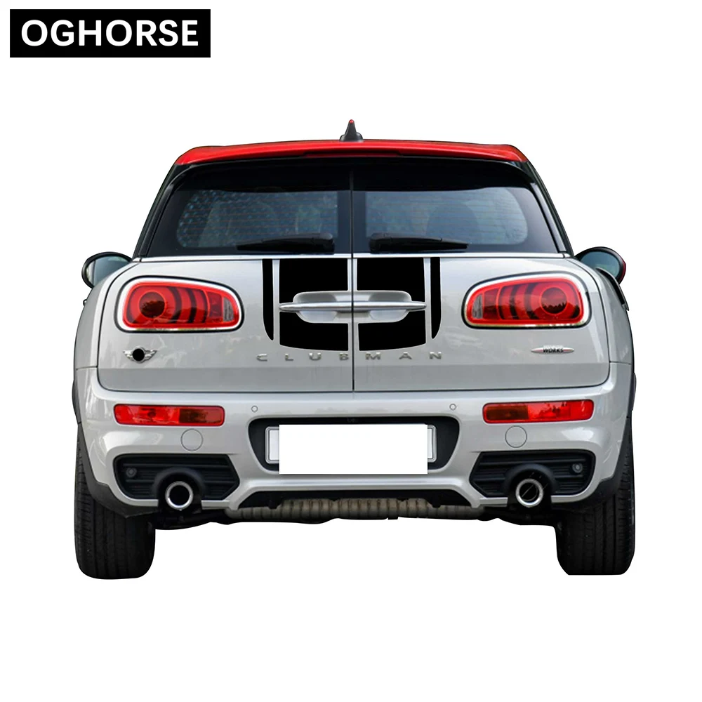 Car Hood Bonnet Engine Cover Trunk Rear Side Stripes Sticker Body Kit Decal For MINI JCW Clubman F54 ALL4 Cooper S Accessories