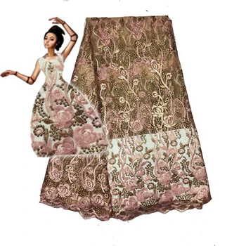 

2020 Last Design French Mesh Lace Embroidered Tulle Lace Fabric French Lace Fabric. Latest Nigerian Laces FC1627 ,Hight Quality