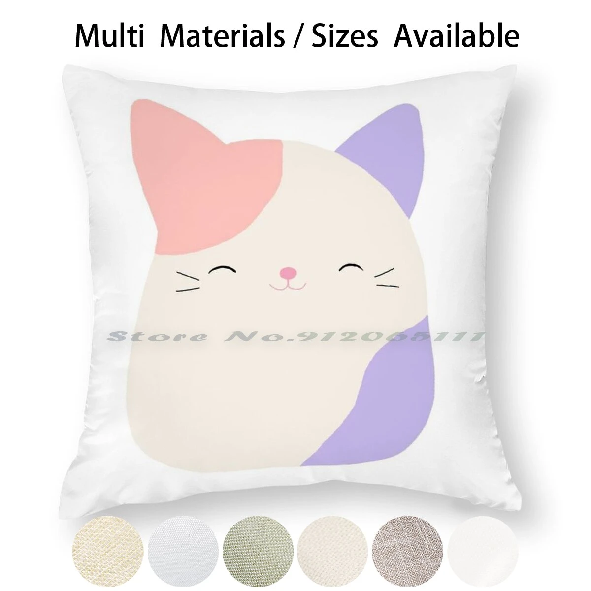 Charlotte The Cat Squishmallow Pillow 